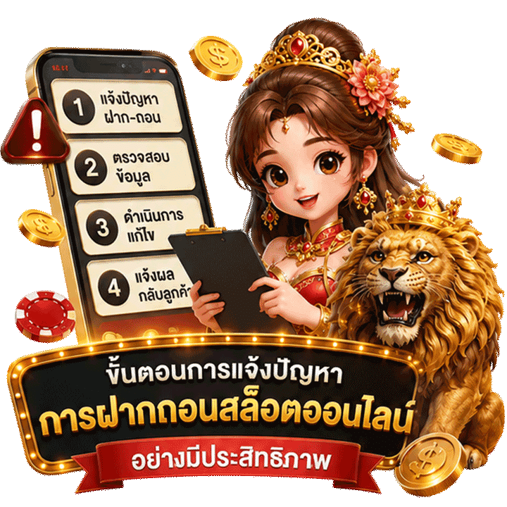 ขั้นตอนการแจ้งปัญหาการฝากถอนสล็อตออนไลน์อย่างมีประสิทธิภาพ
